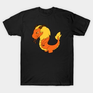 Orange Chinese Dragon T-Shirt